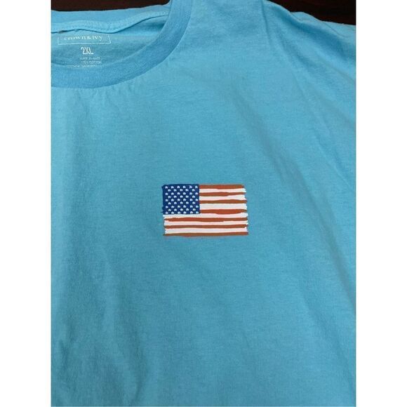 Crown & Ivy Men’s Dog Graphic Short Sleeve Tee Shirt - Picture 2 of 5